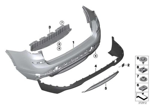 Genuine bmw series f25 rear - bmw, x3