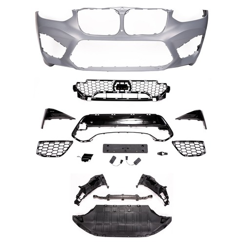 Front bumper cover with pdc - front,